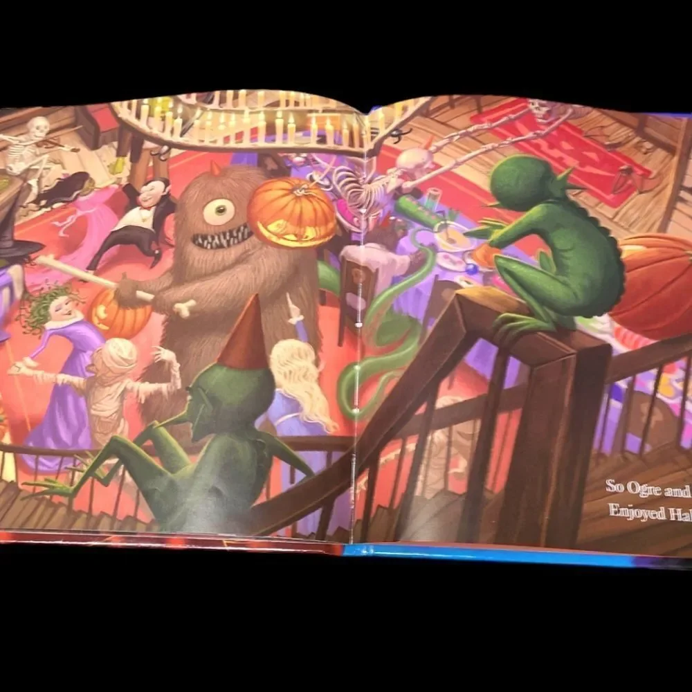Halloween Night Hardbound Book For Kids Ages 5-9 Gorgeous‎ Artwork Rhyming Text
